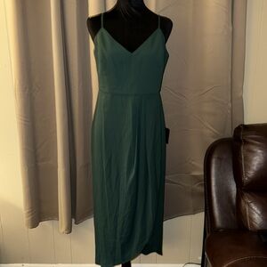 Lulu’s Dark Emerald Dress
